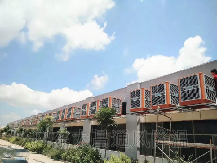 企业工厂车间降温工程标配润东方环保空调