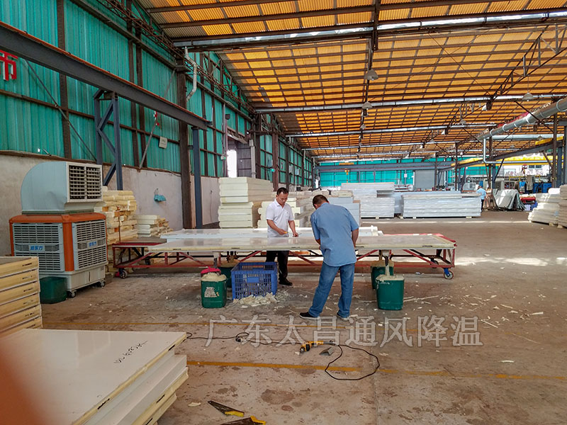 移动式冷风机在生产车间的应用
