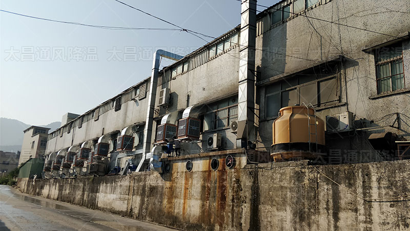 印刷厂车间该如何通风降温