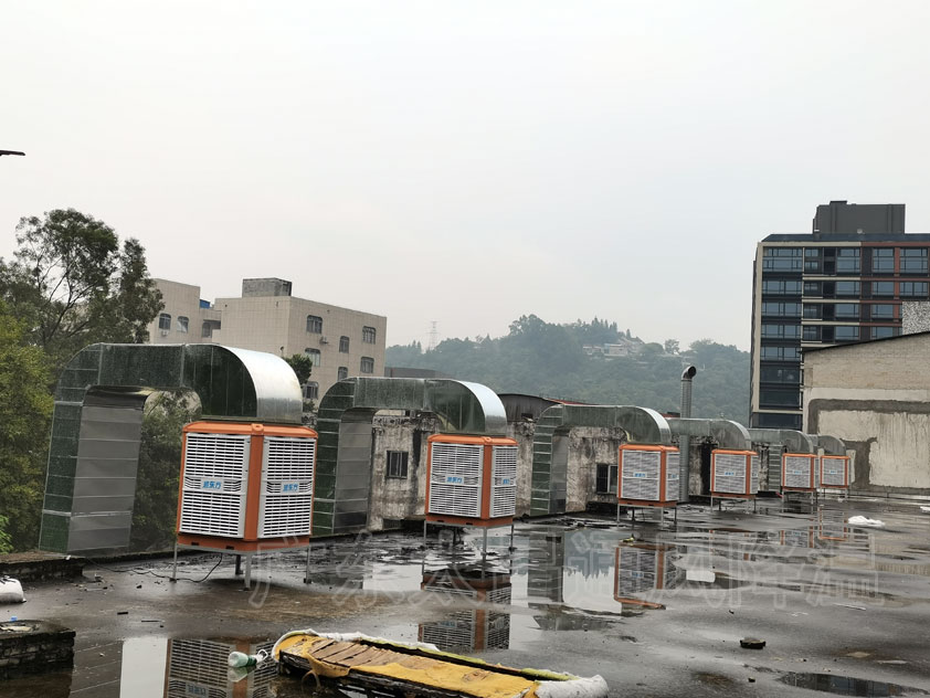 佛山家具厂车间降温案例