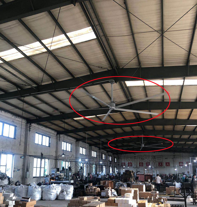 家具厂工业大风扇通风降温方案